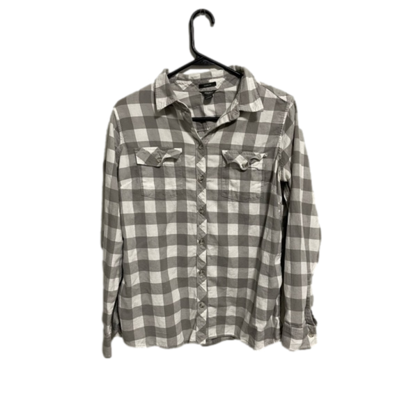 Fall Shirt! NWT Eddie Bauer Women's Forest Flannel Shirt pink plaid sz X-La